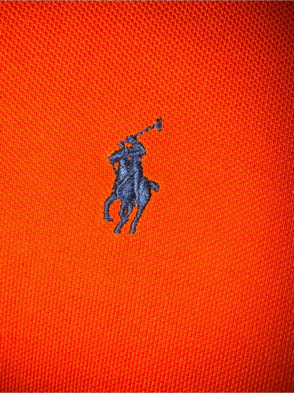 Polo Ralph Lauren Custom Slim Fit Men's M Orange Polo Shirt